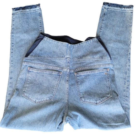 Madewell Maternaty Medium Wash Blue Jeans - Picture 2 of 12